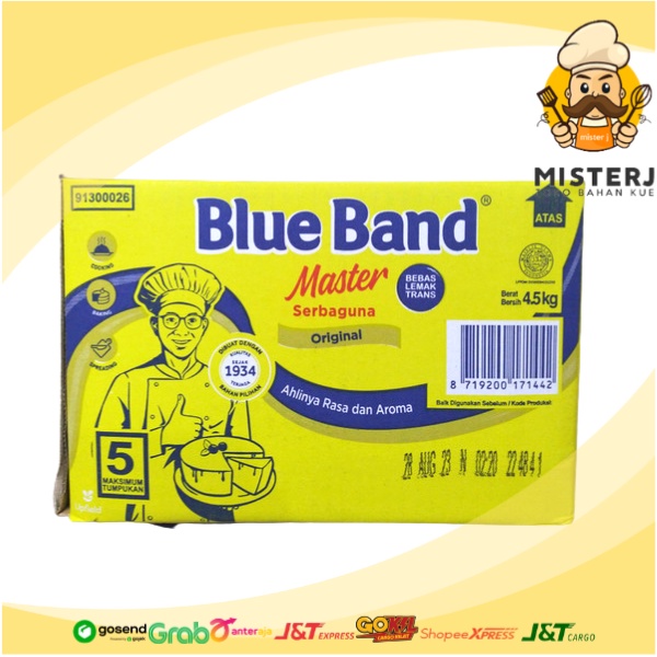 

Blue Band Master Original | 4.5 Kg | Blue Band Master Original Kemasan Karton Baru