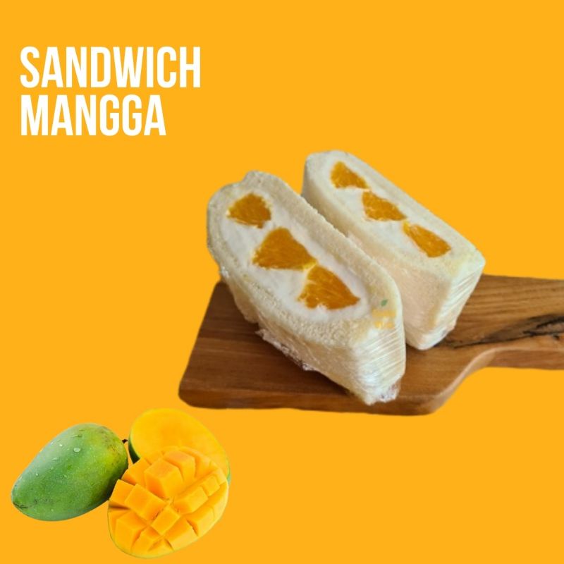 

Sandwich Buah Mangga/Fruit Sando/Slice