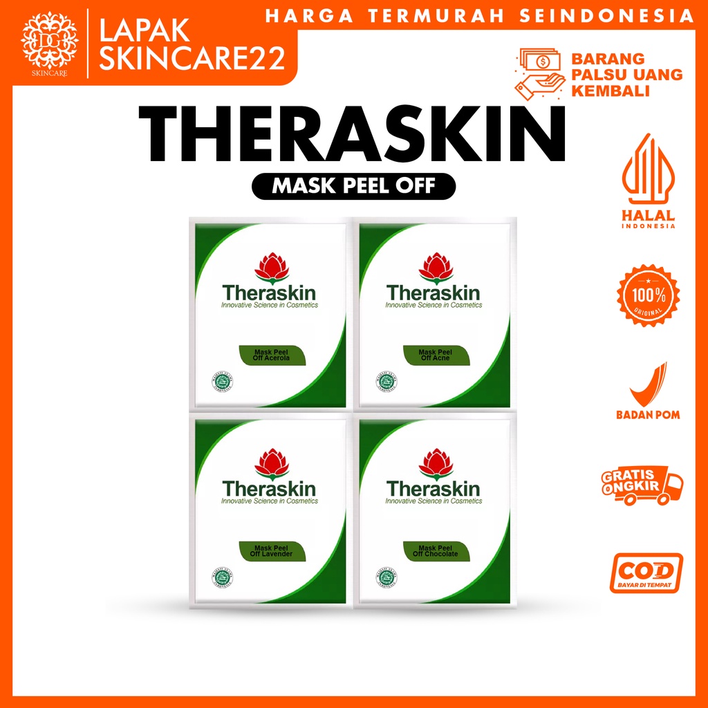 THERASKIN Mask Peel Off Chocolate / Mask Peel Off Lavender / Mask Peel Off Acerola / Mask Peel Off A