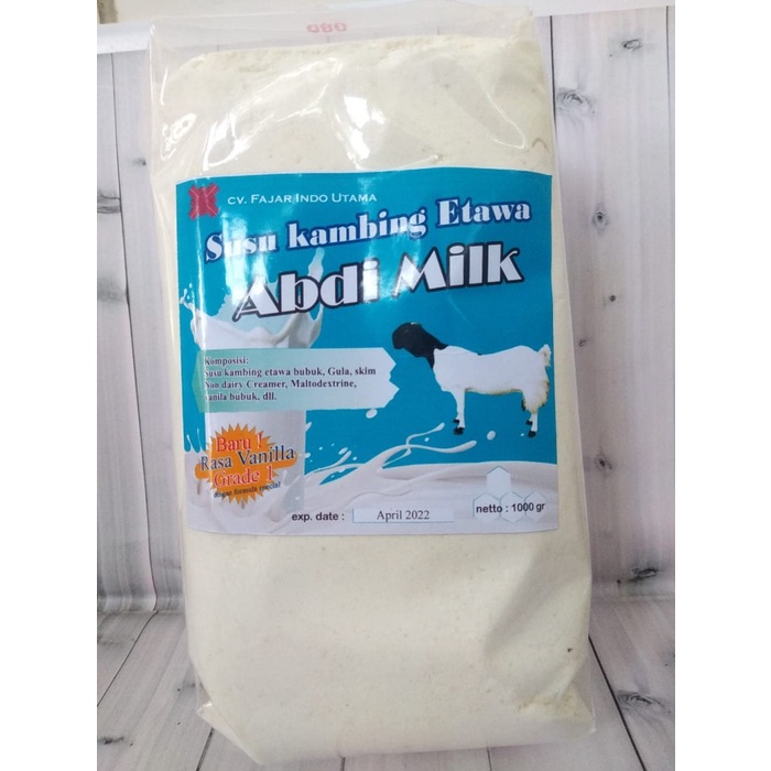 

[ COD ] Susu Kambing Ettawa Kiloan Grade 1 - Vanila, 1000gr