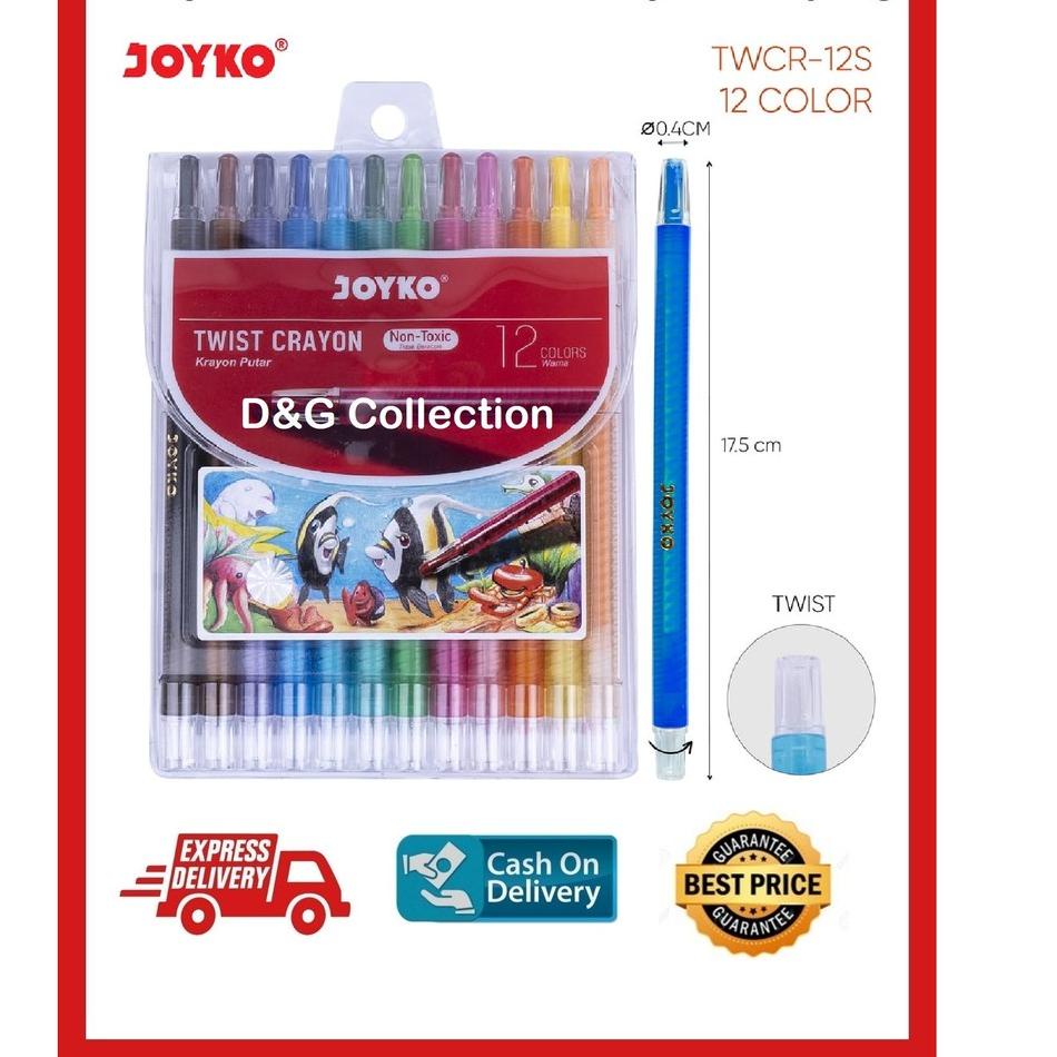 

Borong Laris CRAYON PUTAR JOYKO 12 WARNA PANJANG / OIL PASTEL JOYKO 12 WARNA PANJANG