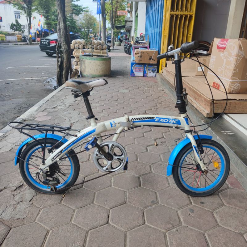 Sepeda Lipat Folding Exotic Bekas Second 16"