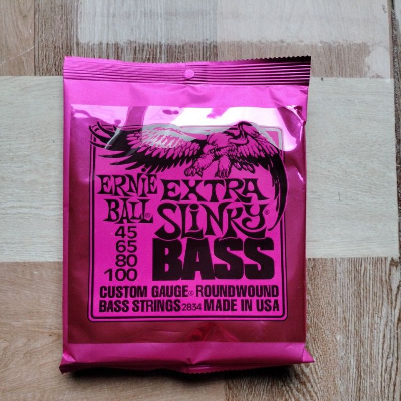 senar bass ernie ball extra slingky 045/100