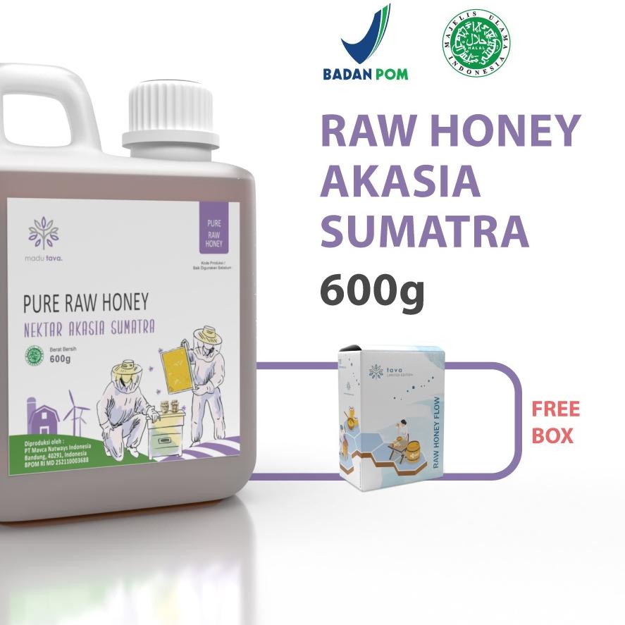 

➧ Asli Murni 600gr Tava Grade A Nektar Akasia Sumatra 100% Alami Pure Natural Raw Honey ➺