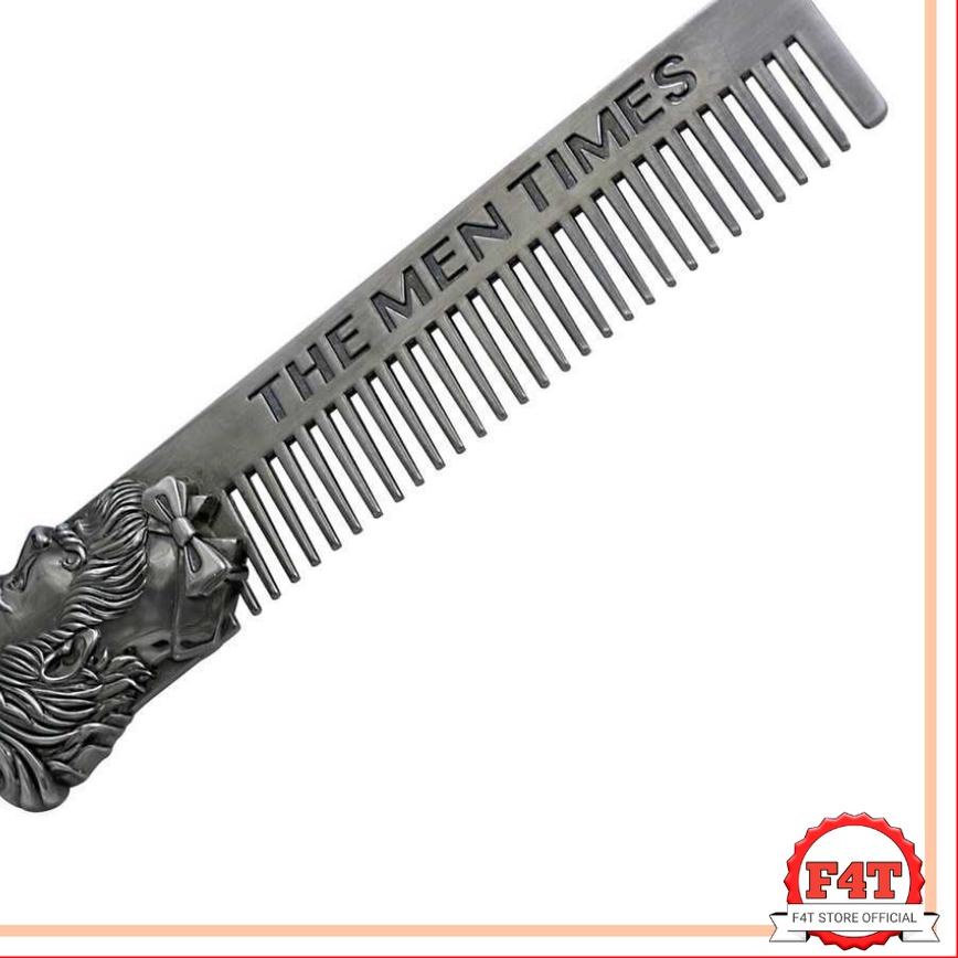 ✫ Sisir Rambut Pria Lipat Besi Keren Saku  1 Set Murah Mini Portable MR4438-01  F4T STORE ☛