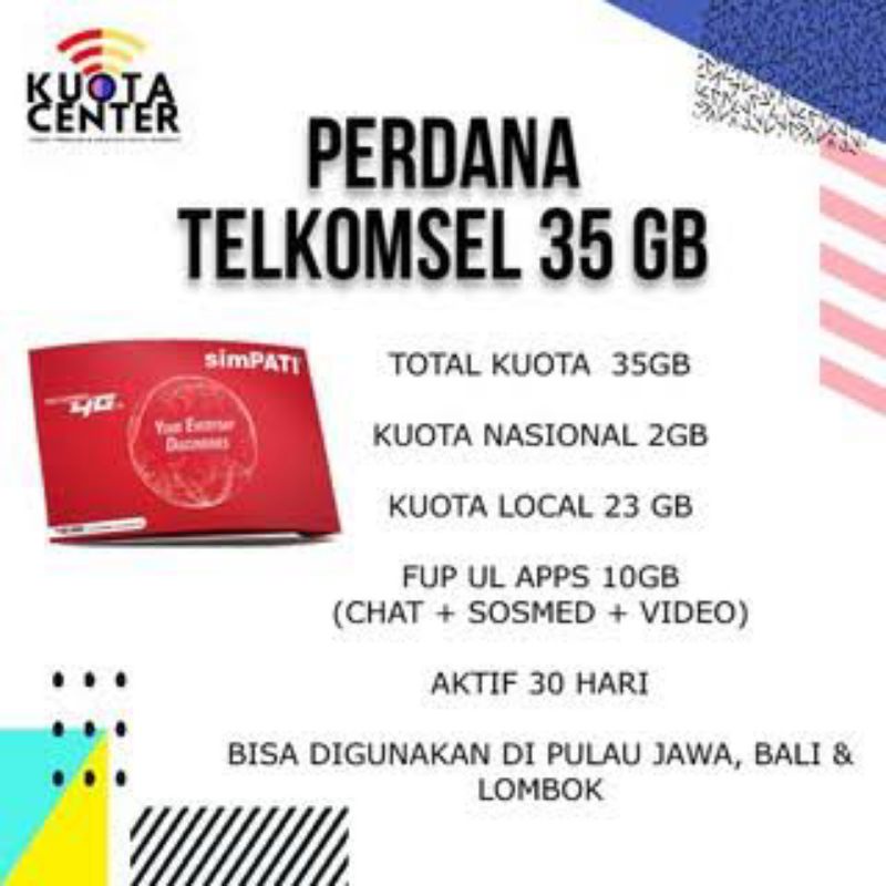 kartu perdana simpati kuota telkomsel internet data on
