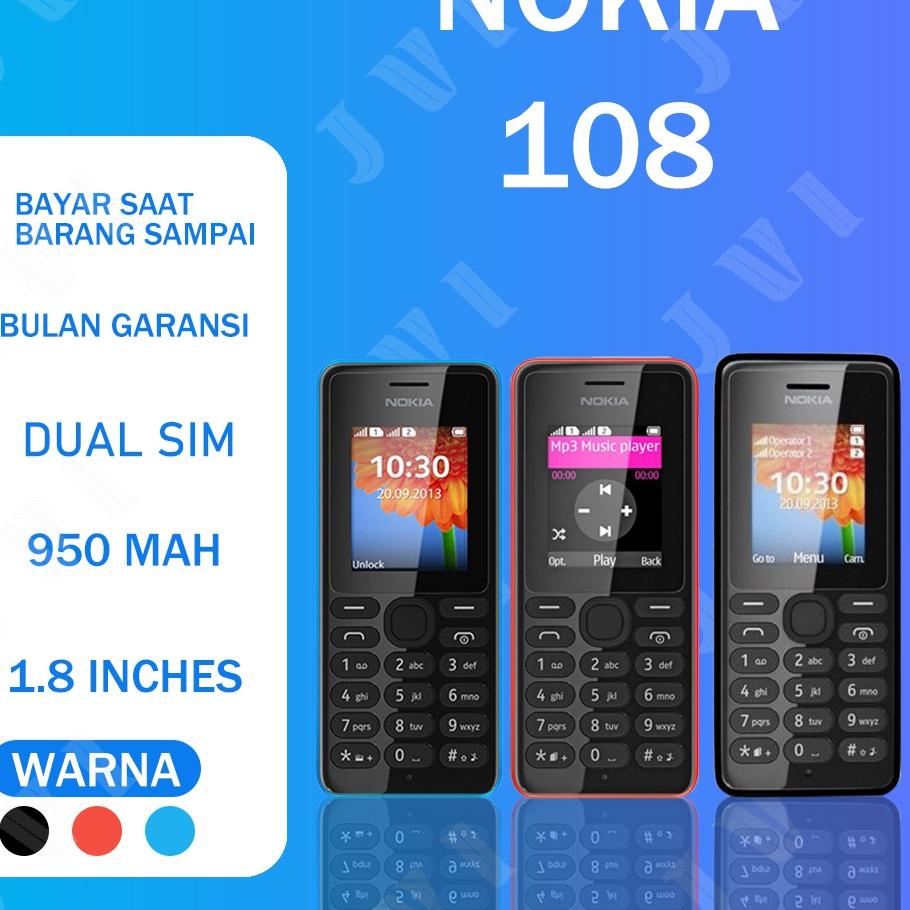 Promo☑️Nokia Jadul Murah Nokia 108 HANDPHONE Nokia Hp murah Mobile Phone 2 SIM