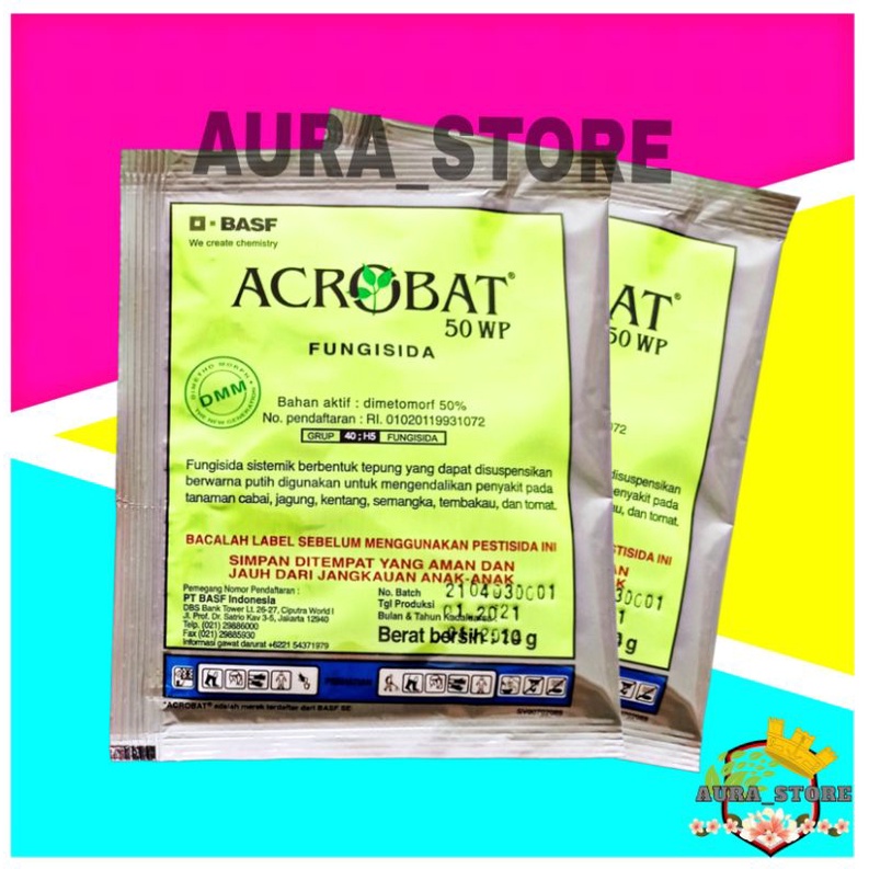 FUNGISIDA SISTEMIK ACROBAT 50 WP 10gr UNTUK PERLAKUAN BENIH PADA JAGUNG UNTUK CEGAH PENYAKIT BULAI