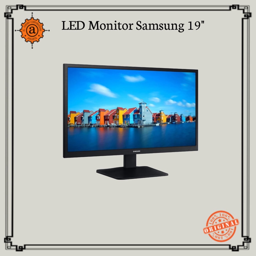 Monitor Samsung LED IPS S19A330/ LS19A330NHE - Full HD 19" Inch