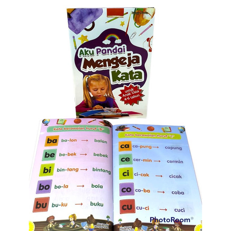 Buku Anak Aku Pandai Mengeja Kata Untuk Anak Usia 4-6Thn SDO - TBS