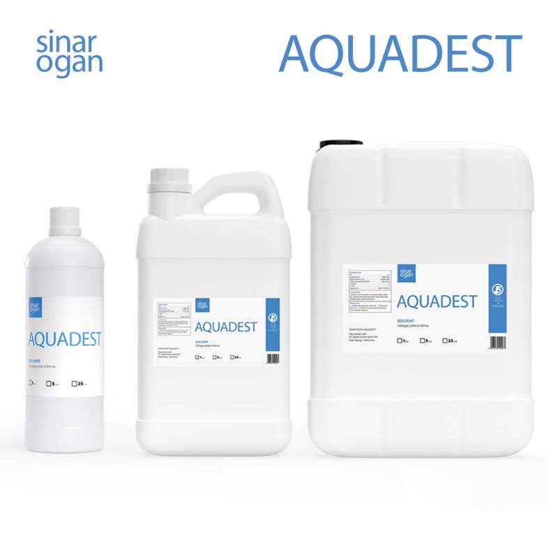 Aquadest 1 Liter Sinar Ogan