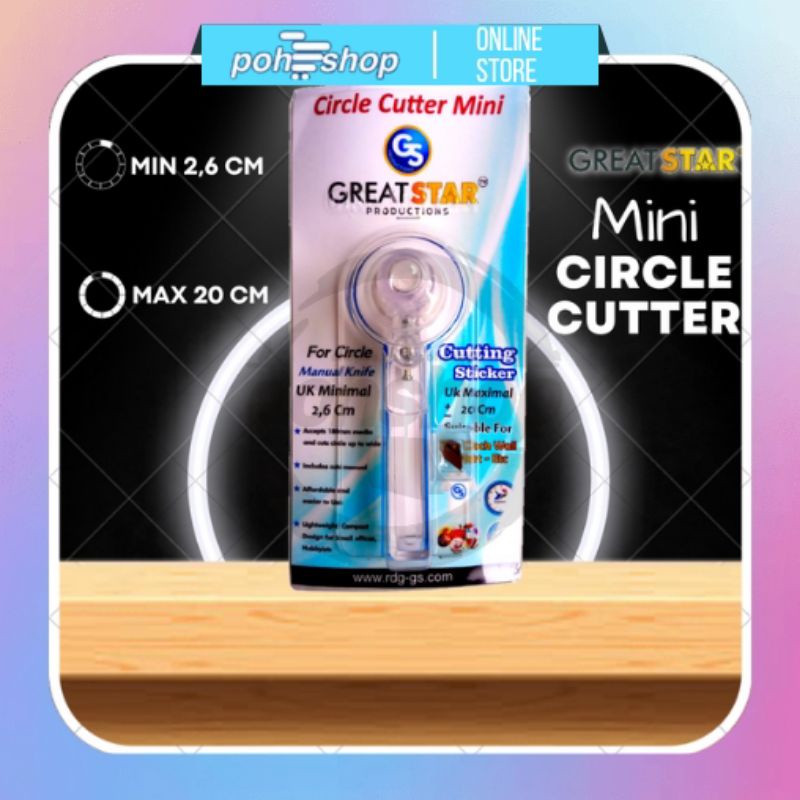 

Great Star Circle Cutter Mini 2,6cm