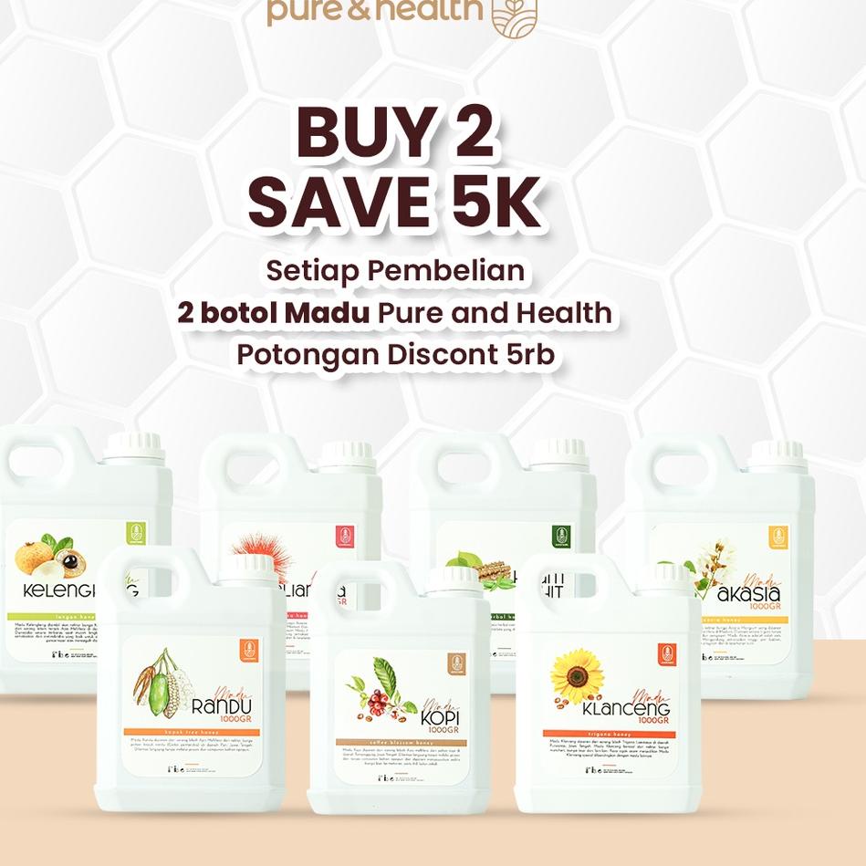 

✰ Asli 1 Kg Murni 100% Akasia Kaliandra Randu Klanceng Natural Honey Raw Honey ❆