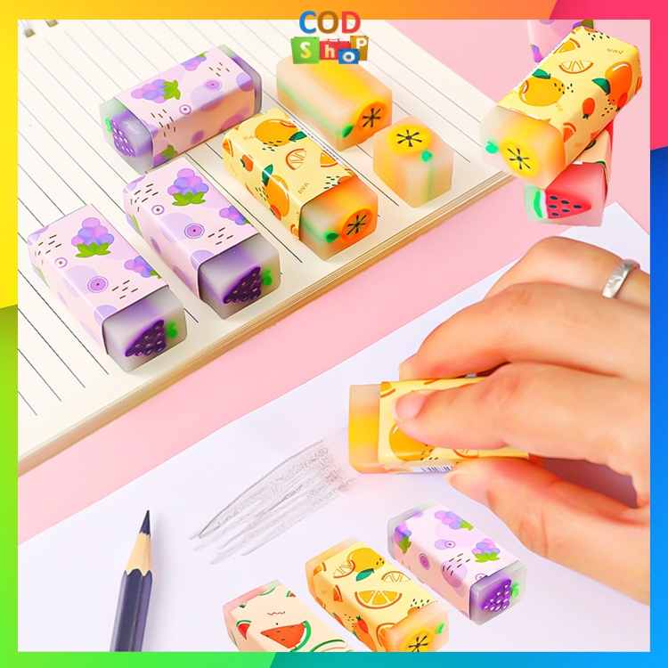 

COD - S5672 Penghapus Fruit Lucu / Penghapus Pensil Motif Buah Fruits Eraser / Fruits Eraser / Penghapus Motif Buah Murah
