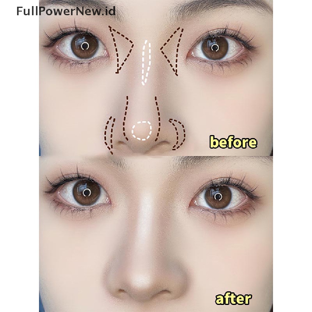 Power 1Pcs Kuas Hidung Bayangan Brush Makeup Kontur Siku Alat Makeup Wajah ID