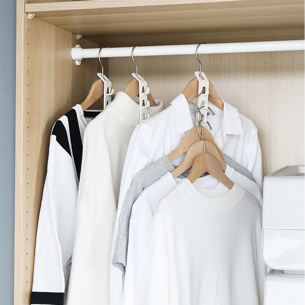 Kait Gantungan Baju Non-Slip/Gantungan Pakaian Tahan Lama Hemat Ruang/Laundry Clothes Drying Hangers Storage Rack/Aksesoris Organizer Closet