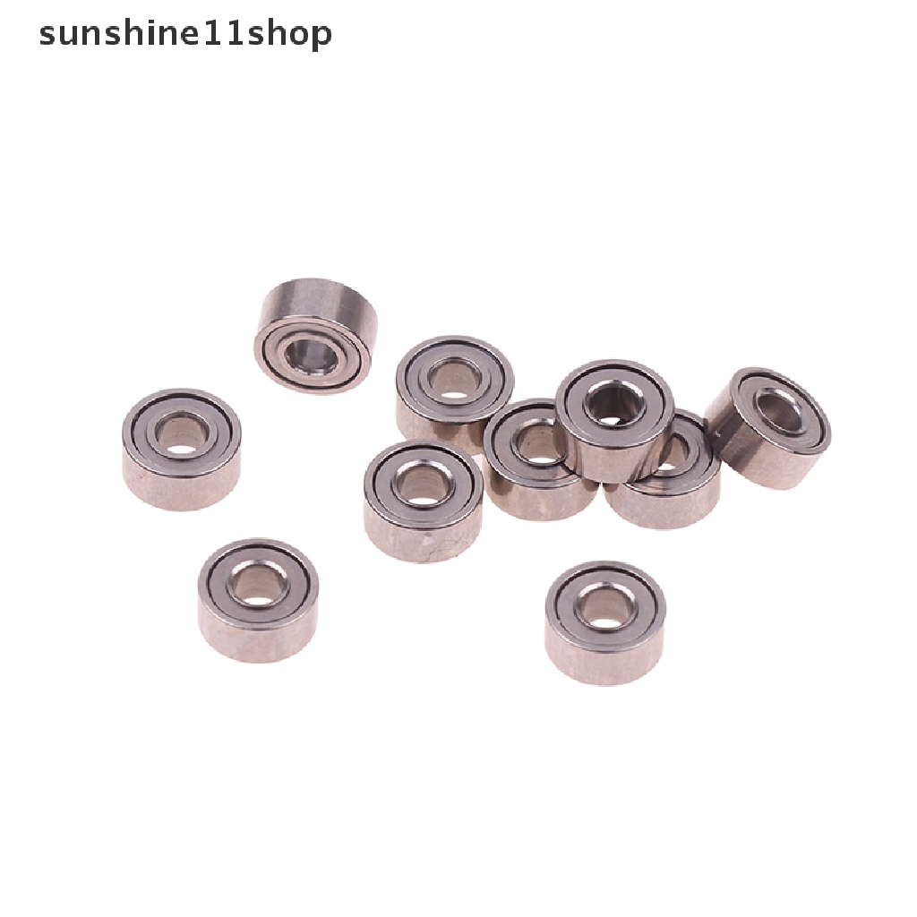 Sho 10pcs 682ZZ 2 * 5 * 2.3mm Bearing Terlindung Alur Dalam ball Bearing Miniatur N