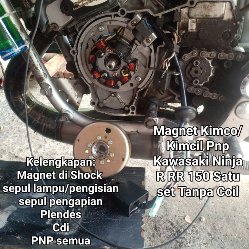 pengapian Kymco Pnp Kawasaki ninja R Rr 150 set cdi Original_Productracing