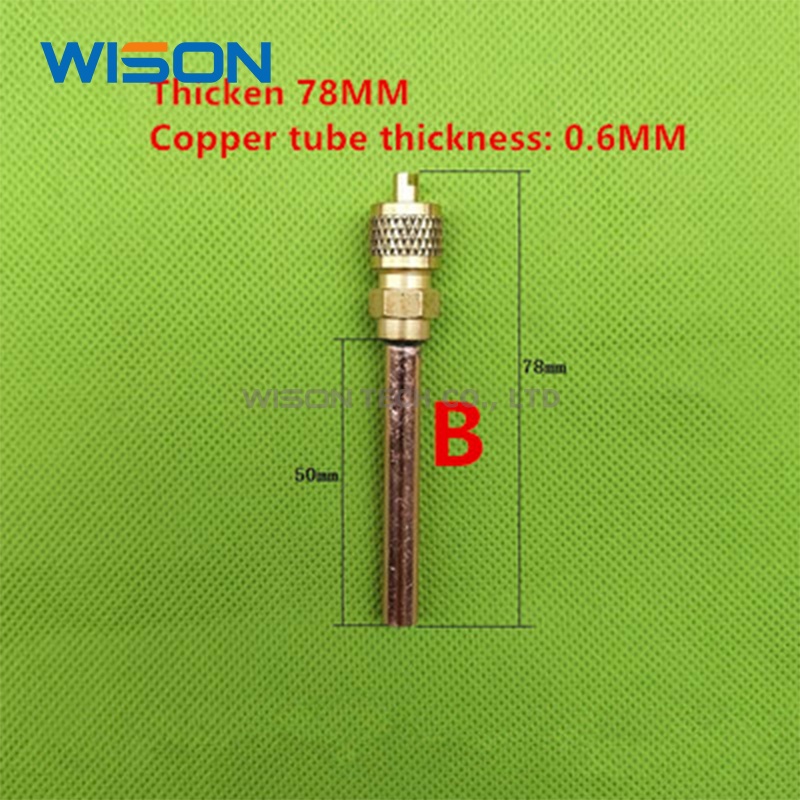 Check valve Kulkas Pendingin Ruangan fluoride nozzle Tambah Cairan nozzle Quick connector Chiller Jarum Tembaga