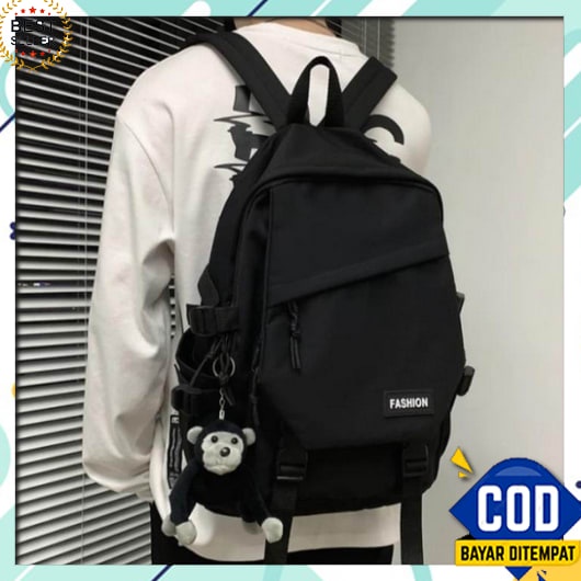 Tas Ransel Wanita Pria Dewasa Korea Style Waterproof Tass Gendong Tebal Laptop Keren Terbaru 2023 20