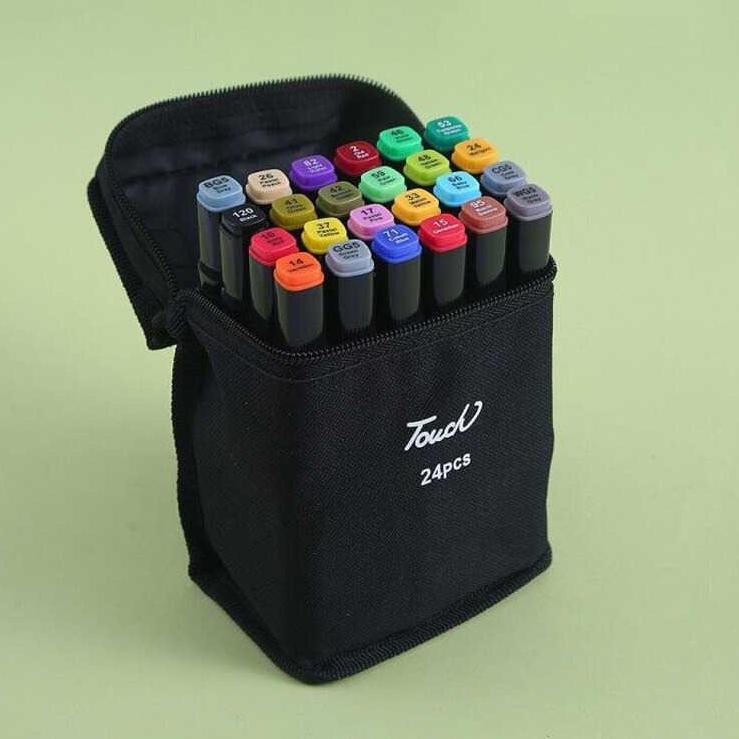 

MALL Spidol Dual Side Fine Art Brush Pen Art Marker Set - HL0270 murah