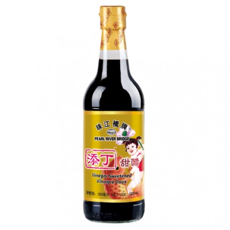 Pearl River Bridge Sweetened Vinegar 500ml PRB Cuka Manis