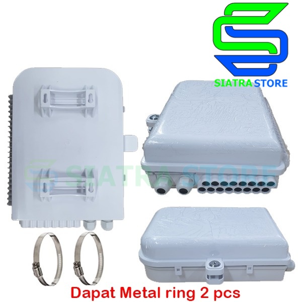 ODP 8/16 Core SC Tube Splitter | Box FO 16C Single Lock Buka Kanan