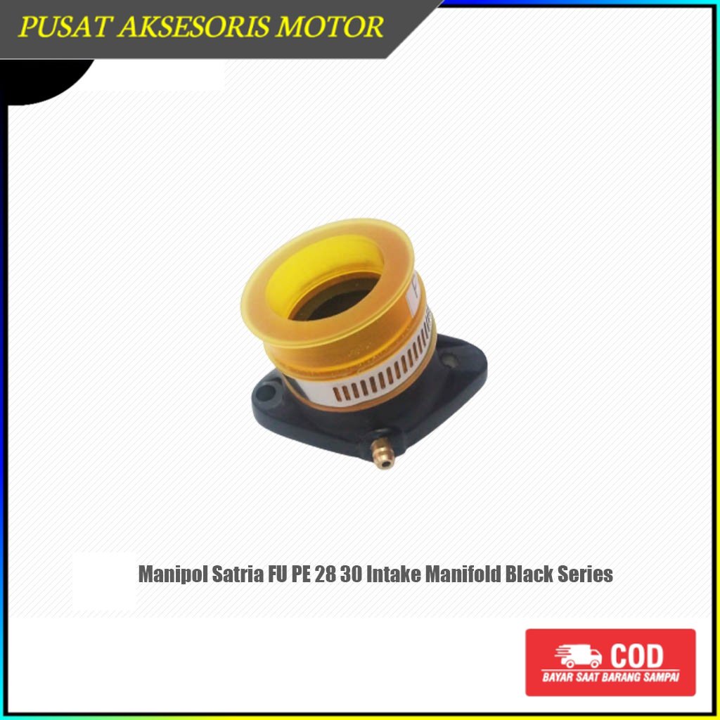 Manipol Satria FU PE 28 30 Intake Manifold Black Series Untuk Motor Suzuki Satria FU 150