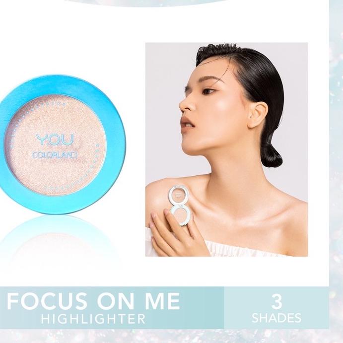 ♔ YOU Colorland - Focus On Me Highlighter / Highlighter You ( YOU MAKEUPS OFFICIAL STORE ) ○