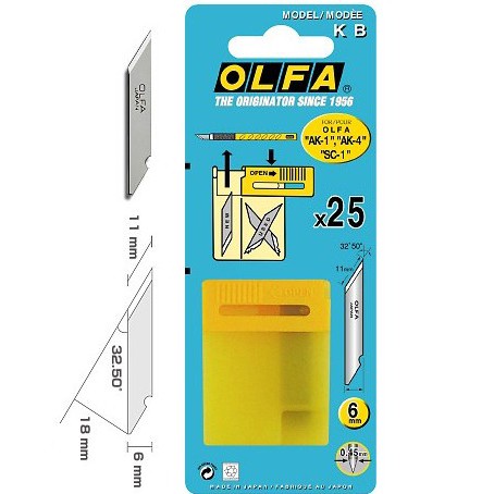 

Terlaris Pisau Refill Kb Cutter Olfa Ak-1