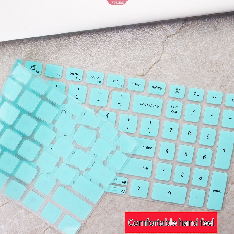 Skin Cover Keyboard Notebook Untuk HP pavilion 15-eg0010tx/15-eg00101tx/15-eh0078AU 2020 TPU Hitam Bening Anti Debu Film Tahan Air [ZXL]