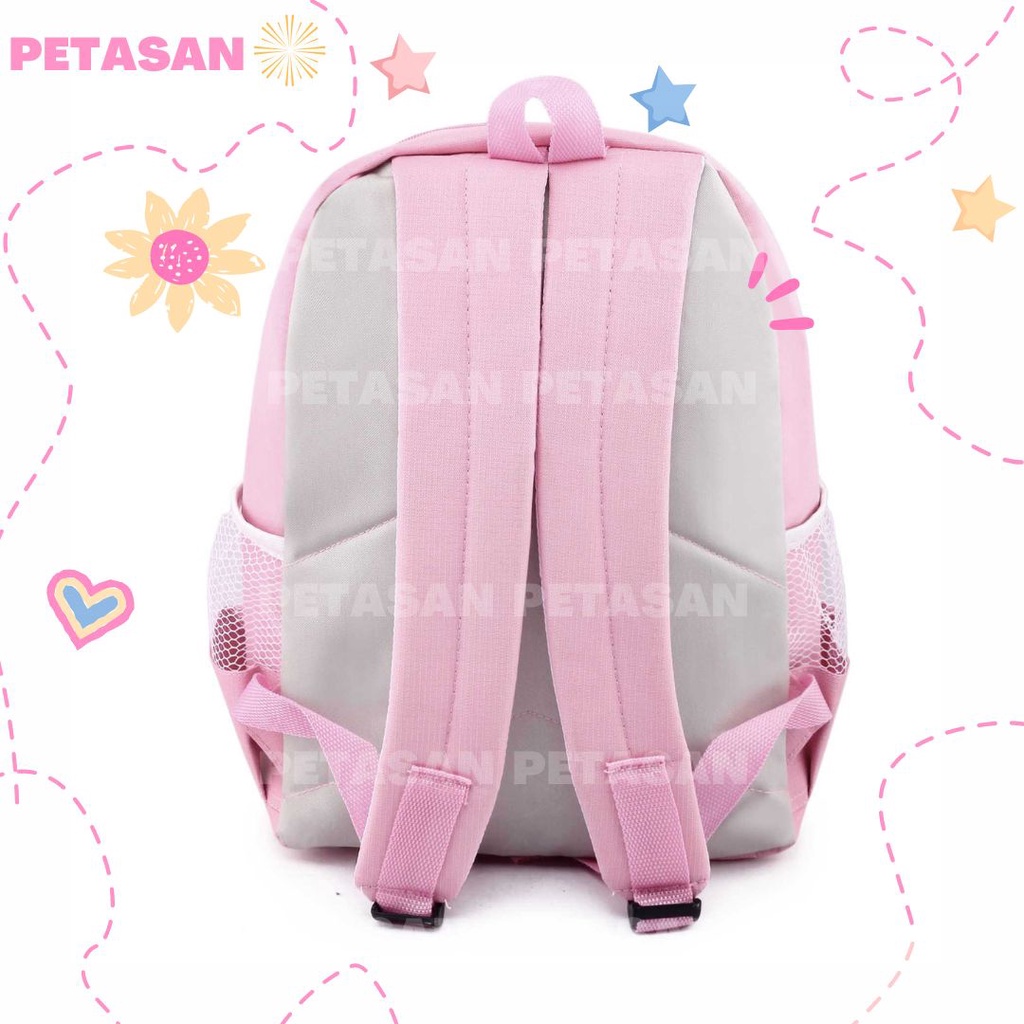 PTS - Ransel Sekolah Anak SEKOLAH KELINCI LUCU - TAS SEKOLAH ANAK PINK SHELLA - RANSEL SEKOLAH