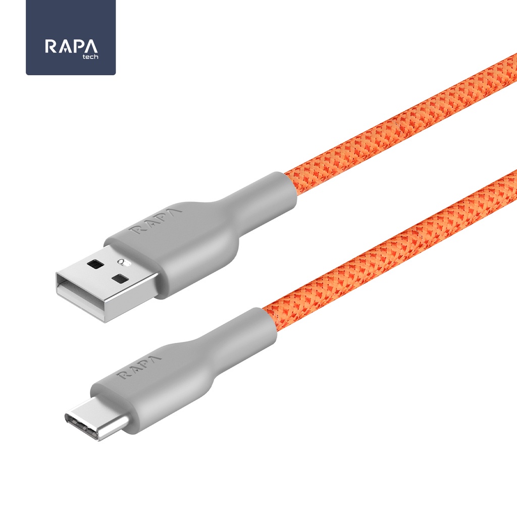 RAPAtech LINE MAX I ORIGINAL KABEL DATA TYPE C FAST CHARGING 3A USB-A to USB-C Cable [DC2021]