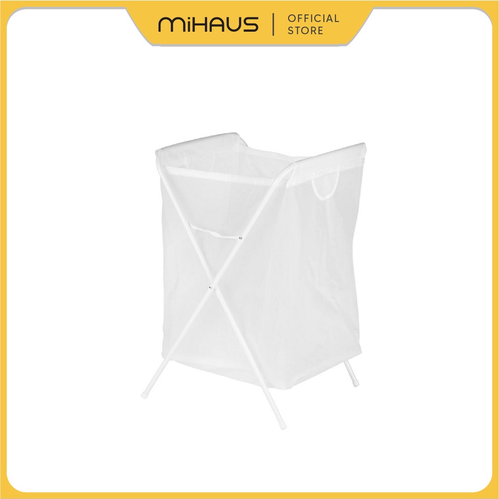 MIHAUS JALL Laundry Bag tempat cucian baju kotor volume 50L, putih IKEA JA1572 terlaris
