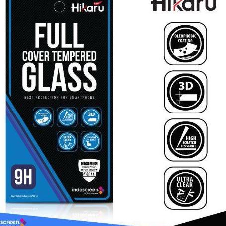 ✰ TEMPERED GLASS FULL POCO X3 NFC / X3 PRO INDOSCREEN HIKARU ✪