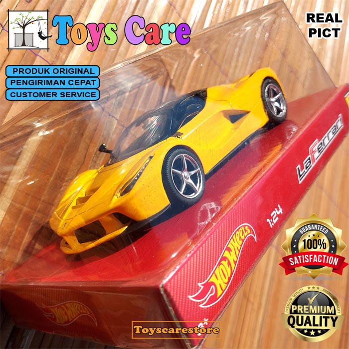 HOTWHEELS skala 24 LA FERRARI LaFERRARI KUNING