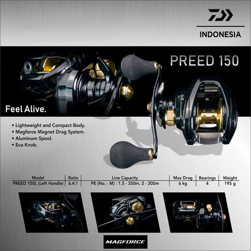 Reel BC Daiwa Preed 150