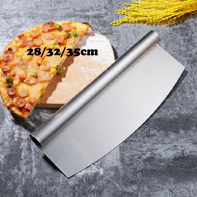 Pemotong Pizza 28/32/35cm/Dough/Pastry Rocker Stainless Pastry Chopper