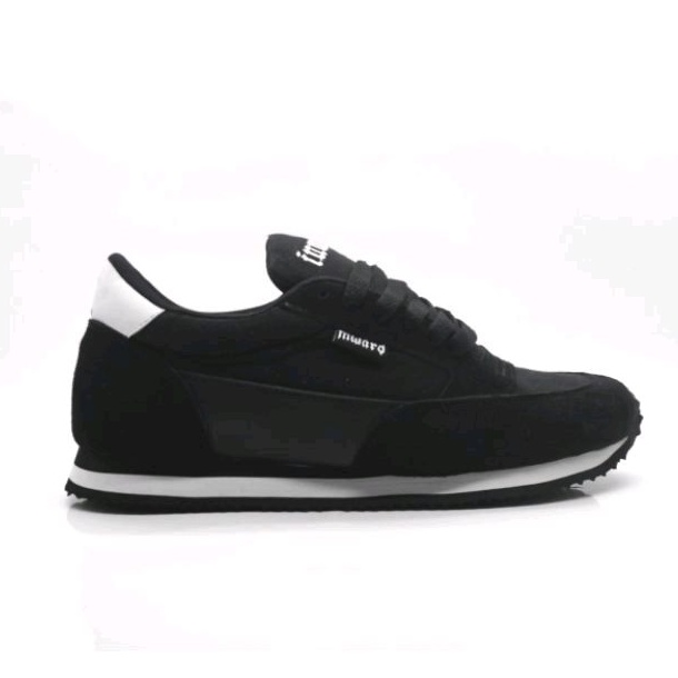 Cuci Gudang Inward Official Shop - Downrail Black White Sepatu Running Sepatu Pria
