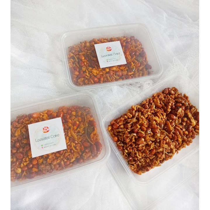 

Teri Halus Mix Kacang Tempe Sambal 500gr