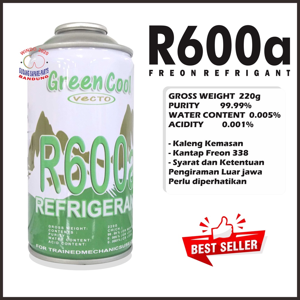 Refrigerant R 600A | R 600A | Perlengkapan AC Model R 600 A / R 600