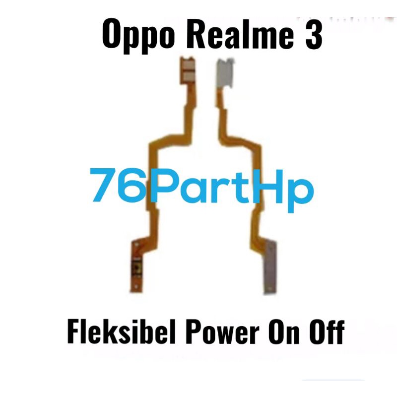 Fleksibel Connector Power On Off Oppo realme 3 - Flexible Flexsibel