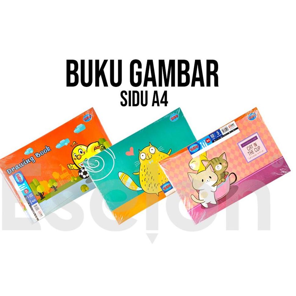 

C28 5pcs Buku gambar SIDU A4 / 1pack buku gambar SIDU A4 PRODUK TREND ⇆