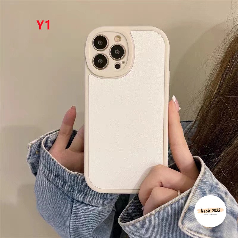 Case VIVO Y35 Y22 Y16 Y15s Y20 Y33s Y11 Y15 Y12 Y17 Y15A Y12i Y21 Y21S Y91C Y91 Y30 Y21A Y33T Y20i Y95 Y51 Y50 Y21T V23 V23E Simple Shockproof Cortex Kulit Mewah Soft TPU Case