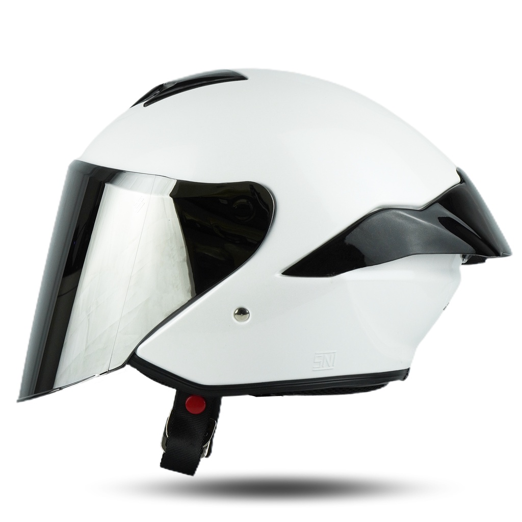 HELM JITSU JS1 SERIES GLORIA WHITE SNI