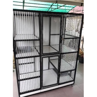 Kandang Kucing Jumbo 2 Tingkat / Kandang Kelinci / Kandang Hewan Aluminium / Free ongkir 35km dari t