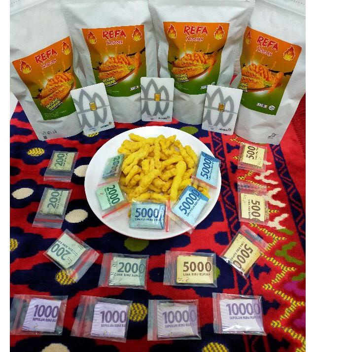 

℗ Refa snack berhadiah uang dan emas / snack zaman now stik twiscorn ✲