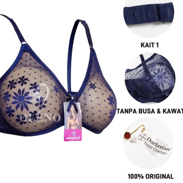 ❂ Bh sister balon bh balon original transparan kait 1 bahan halus asli 100% ✭