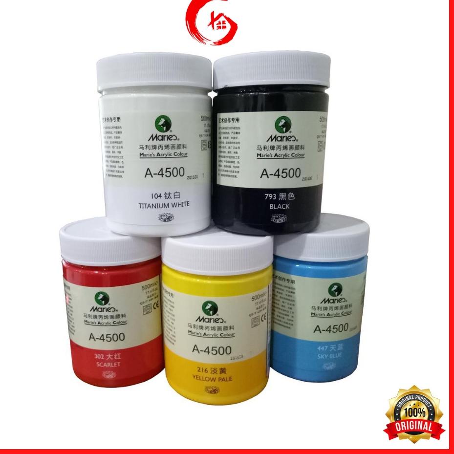 

Dijamin Untung Maries Acrylic Paint 500ml / Cat Maries Akrilik 500 ml