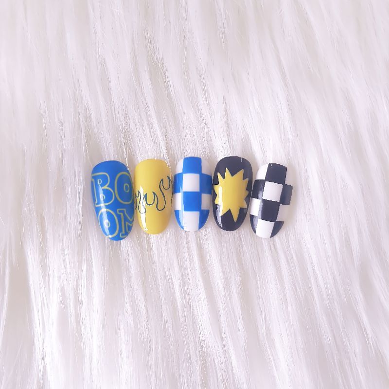 NCT Dream BOOM Nails / Kpop Nails / Custom Fake Nails / Press-On Nails